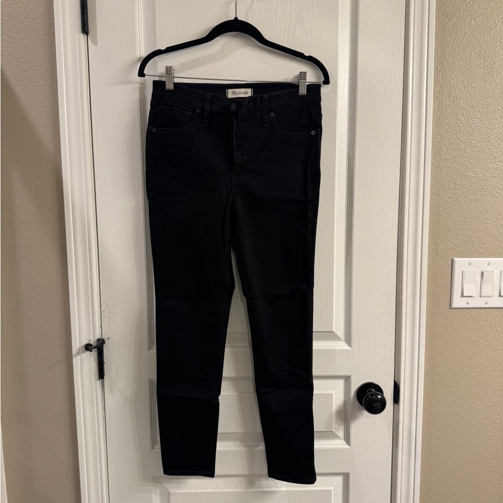 Madewell Women's 10” High Rise Black Skinny Jeans